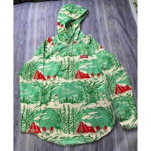 Womens Magellan Boyfriend Fit Hoodie Shirt Christmas Small Tis the Season